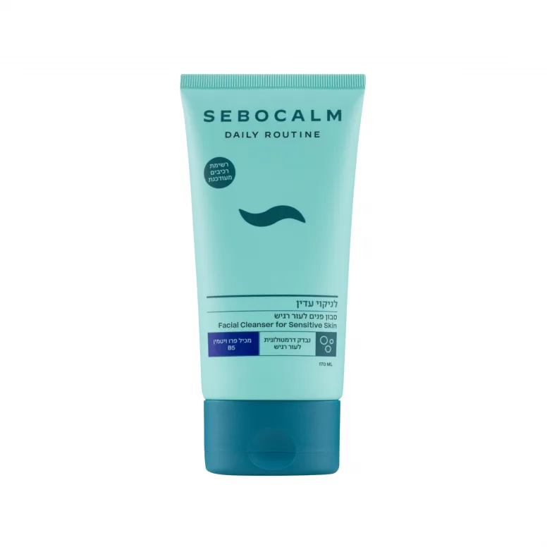 Sebocalm stangrinamoji prausimosi želė jautriai veido odai 170 ml