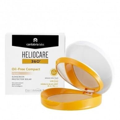 Heliocare 360 Oil-Free apsauginė kompaktinė pudra SPF50 10 g (Pearl)